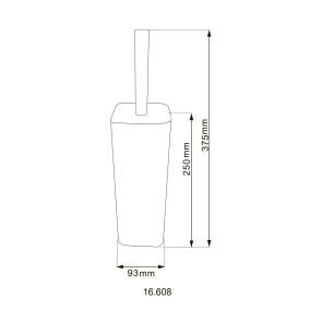 Йоржик підлоговий HOTEC 16.608 Stainless Steel №4