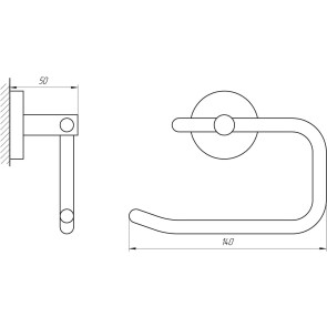 Тримач туалетного паперу Perfect Sanitary Appliances SP 8116 №2