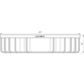 Поличка кутова Globus Lux SS 8499 №2