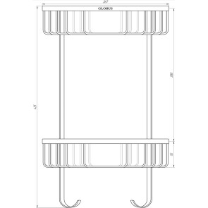 Поличка кутова Globus Lux SS 8488 №2