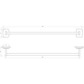 Держатель полотенец Perfect Sanitary Appliances RM 1002-60 №3