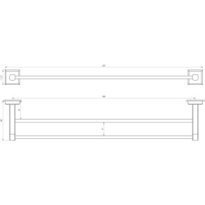 Тримач рушників TOPAZ TKB 9911/60 №4