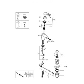 Змішувач для біде Grohe Eurostyle 33565LS3 №3