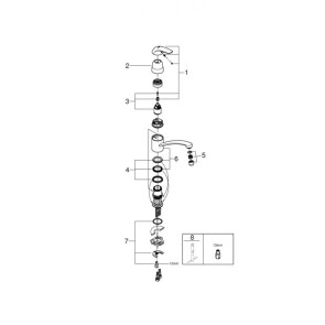 Змішувач для кухні Grohe Euroeco New 32750000 №3