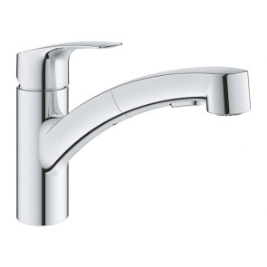 Змішувач для кухні з висувним виливом Grohe Eurosmart New 30305001 №1