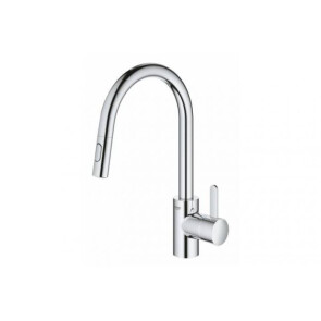 Змішувач для кухні з висувним виливом Grohe Eurosmart Cosmopolitan 31481001 №4