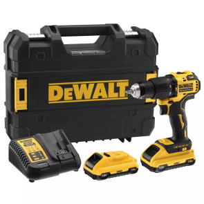 Дрель-шуруповерт аккумуляторная бесщёточная ударная DeWALT DCD709L2T №1