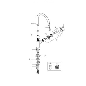 Смеситель для кухни Grohe Concetto new 32661003 №5