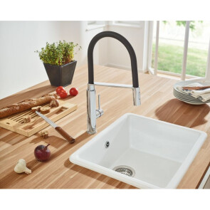 Змішувач для кухні з гнучким виливом Grohe Concetto new 31491000 №4