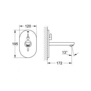 Змішувач для раковини з сенсорним керуванням Grohe Eurosmart CE 36315000 №2