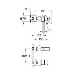 Змішувач для ванни Grohe Concetto new 32211001 №3