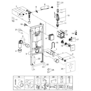 Grohe Solido Комплект 3 в 1 для унітазу: з інфрачервоним керуванням (39883000) №3