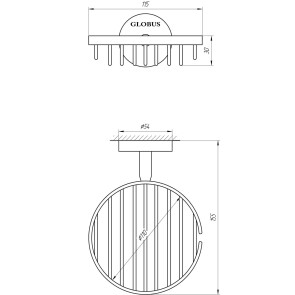 Мильниця Globus Lux SS 8424 SUS304 №2