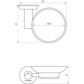 Мильниця Globus Lux SS 8408 SUS304 №3