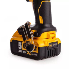 Шурупокрут акумуляторний DeWALT, 18V XR Li-Ion, безщітковий, 30/5 Нм, 4400 об/хв, валіза, вага (з акум. 2 Аг - з акум. 5 Аг) 1.48/1.8 кг №5