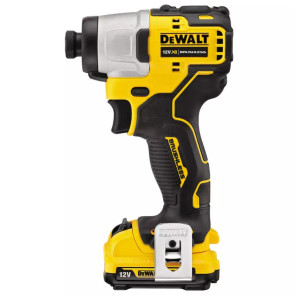 Шурупокрут ударний акумуляторний DeWALT, 12V XR Li-Ion, безщітковий, 163 Нм, 2850 об/хв, 2 акумулятори, зарядний пристрій, валіза №2