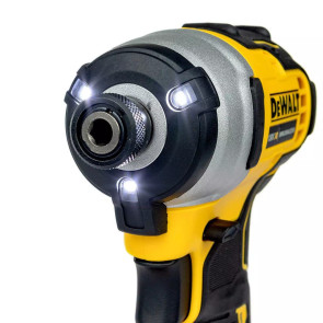 Шуруповерт ударный аккумуляторный DeWALT, 18V XR Li-Ion, бесщеточный, 190 Нм, 2800 об / мин, чемодан, вес 0.96 кг №6