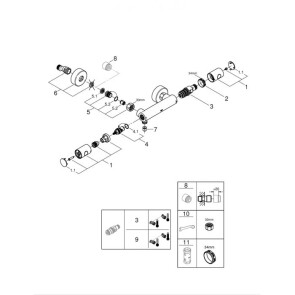 Термостат для душу Grohe Grohtherm 800 Cosmopolitan 34765000 №3