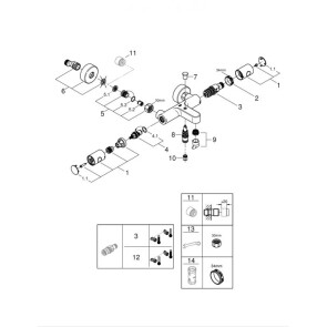 Термостат для ванни Grohe Grohtherm 800 Cosmopolitan 34766000 №3