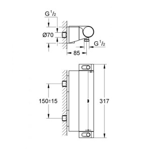 Термостат для душу Grohe Grohtherm 2000 NEW 34469001 №3