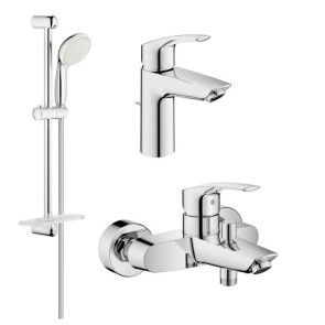 Комплект змішувачів для ванної кімнати Grohe Eurosmart New UA123238S0 №1