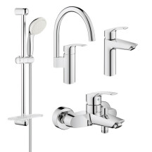 Комплект змішувачів для ванної кімнати і кухні Grohe Eurosmart New UA123248MK