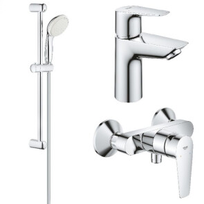 Комплект змішувачів для ванної кімнати Grohe BauEdge UA123208S0 №1