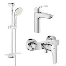 Комплект змішувачів для ванної кімнати Grohe Eurosmart New UA123244M0