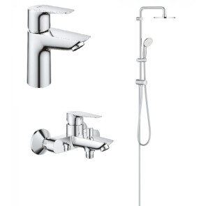 Комплект змішувачів для ванної кімнати Grohe BauEdge New UA12336TS0 №1