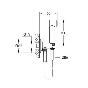 Гігієнічний душовий набір Grohe Sena Trigger Spray 26332000 №2