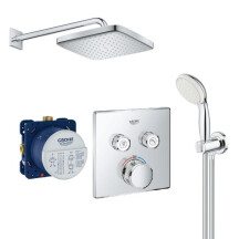 Душова система прихованого монтажу з термостатом Grohe Grohtherm SmartControl New Tempesta 250 UA26415SC1