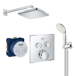 Душова система прихованого монтажу з термостатом Grohe Grohtherm SmartControl New Tempesta 250 UA26415SC1 №1