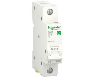 Автоматичний вимикач 6kA 1P 6A C, Resi9 Schneider Electric R9F12106 №1