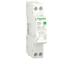 Диференційний автомат 6kA 1M 1P+N 10A C 10mA А, Resi9 Schneider Electric R9D81610 №1