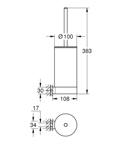 Йоржик для унітаза Grohe Selection 41215KF0 №3