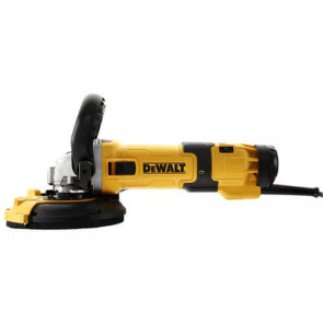 Шлифмашина угловая сетевая DeWALT, 1500 Вт, d = 125 мм, 2800-10000 об / мин, вес 2.5 кг, чемодан №3