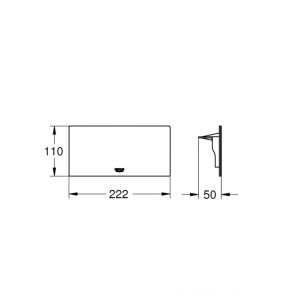 Поличка для змішувача Grohe Plus 40954000 №3