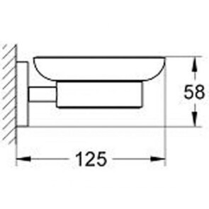 Мыльница Grohe Essentials New 40444001 №3