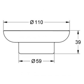 Мильниця Grohe Essentials New 40368001 №2