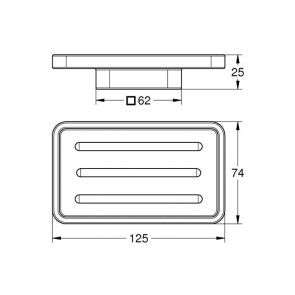 Мильниця Grohe Selection Cube 40806000 №3