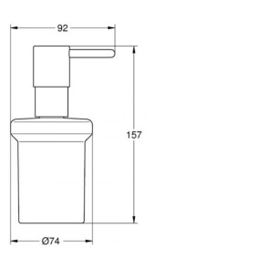 Дозатор рідкого мила Grohe Essentials New 40394001 №2