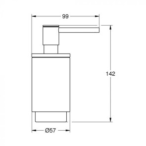 Дозатор рідкого мила Grohe Selection 41028000 №2