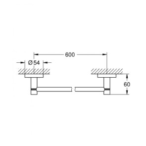 Полотенцедержатель Grohe Essentials New 40366001 №2