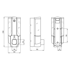 Дозатор для рідкого мила Kroner KRM Rizze - ACP403 №2