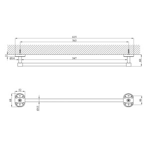 Полотенцедержатель Kroner KRM Elbe - ACC2901 №2