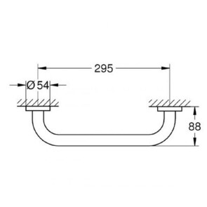 Поручень для ванни Grohe Essentials New 40421001 №2