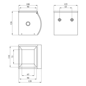 Тримач для туалетного паперу Kroner KRM Rizze - ACC300 №2