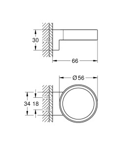 Тримач для аксесуарів Grohe Selection 41217KF0 №5