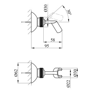 Тримач для душу Kroner KRM - C921 №2