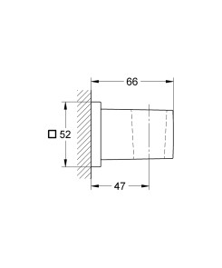 Настінний тримач для ручного душу Grohe Euphoria Cube 27693000 №2